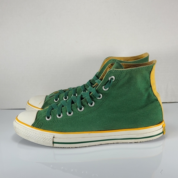 Converse Other - Converse Chuck Taylor Sz 10 Hi top Grn/Yllw C7